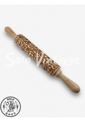 桿麵棍（中）：花草圖騰 38CM