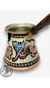 銅雕釉彩咖啡壺 700ml