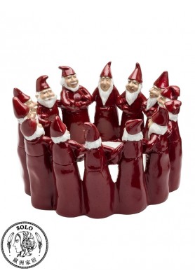 Santaring bowl 7441, RED, 22x22x13.5CM