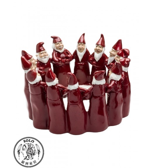 Santaring bowl 7441, RED, 22x22x13.5CM