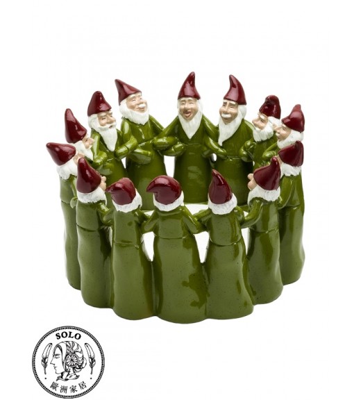 Santaring bowl 7443, GREEN, 22x22x13.5CM