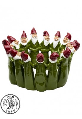 Santaring large bowl 7415, GREEN, 32x32x18.5CM