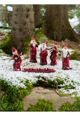 Rocking Santas 7176, RED, H. approx. 23CM