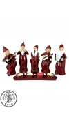 Rocking Santas 7176, RED, H. approx. 23CM
