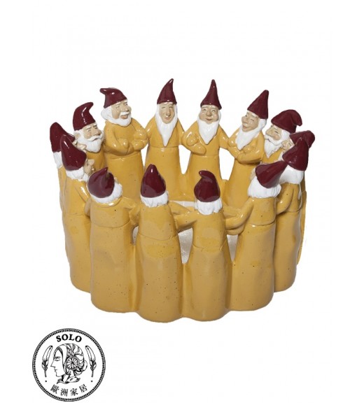 Santaring bowl 7444 SAFFRON, 22x22x13.5CM