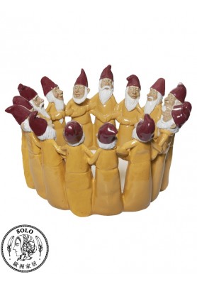 Santaring large bowl 7493, SAFFRON, 32x32x18.5CM