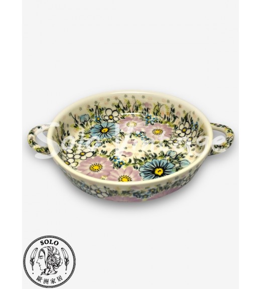 雙耳圓烤盤 30x23cm
