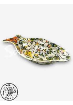 魚型深盤 35x20cm