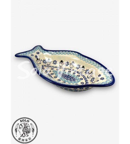 魚型深盤 35x20cm