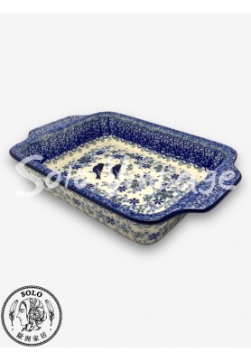 雙耳方烤盤 23x15.5cm