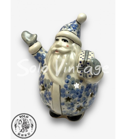 聖誕老公公燭台燈 14cm
