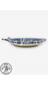 魚型盤 24.5x21cm