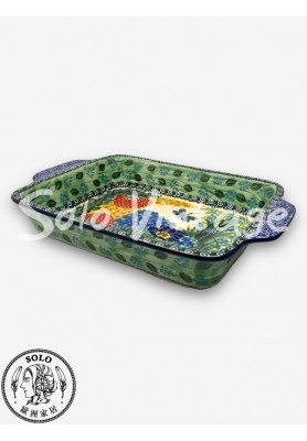 雙耳方烤盅 28x18.5cm