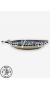 魚型盤 24.5x21cm