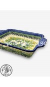 雙耳方烤盅 28x18.5cm
