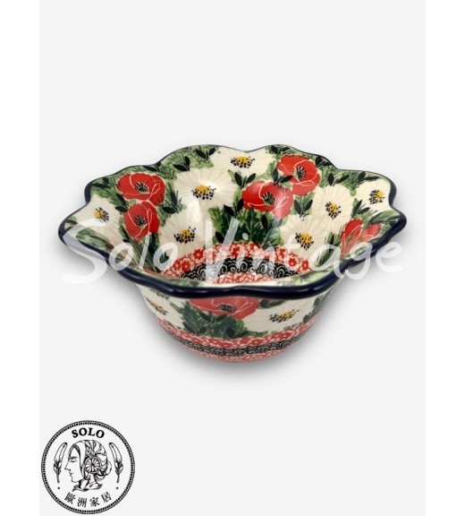 沙拉碗/花邊碗 16cm