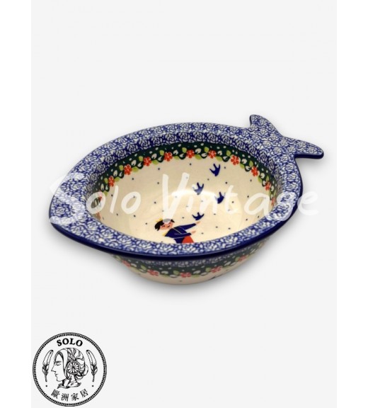 魚型碗 19x15cm