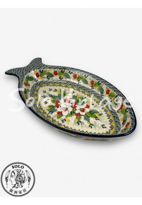 魚型盤 34x19.5cm