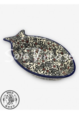 魚型碗 19.5x12cm