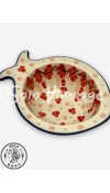 魚型碗 12x9cm