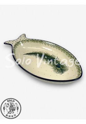 魚型盤 34x19.5cm