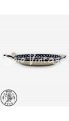 魚型盤 24.5x21cm