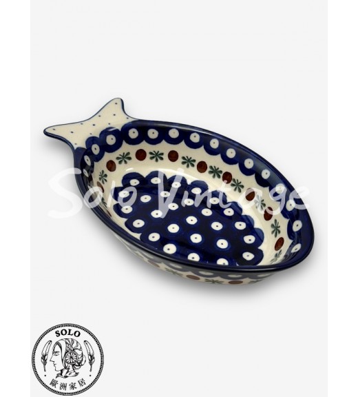 魚型碗 19.5x12cm