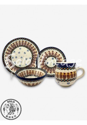 居家四件組 21+16+14cm 350ml