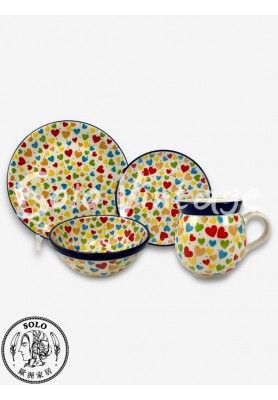 居家四件組 21+16+14cm 350ml