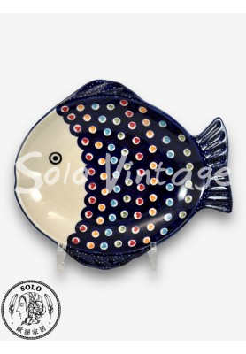 魚型盤 25x22cm