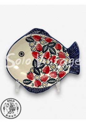 魚型盤 16x19cm