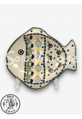 魚型盤 16x19cm