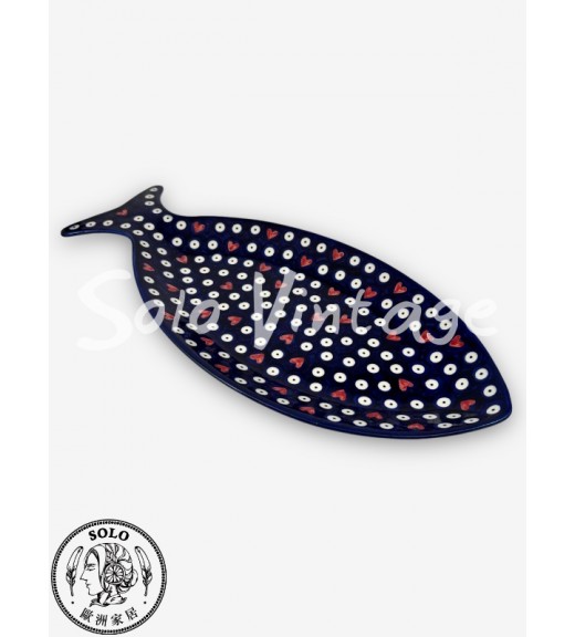 魚型盤 37x17cm