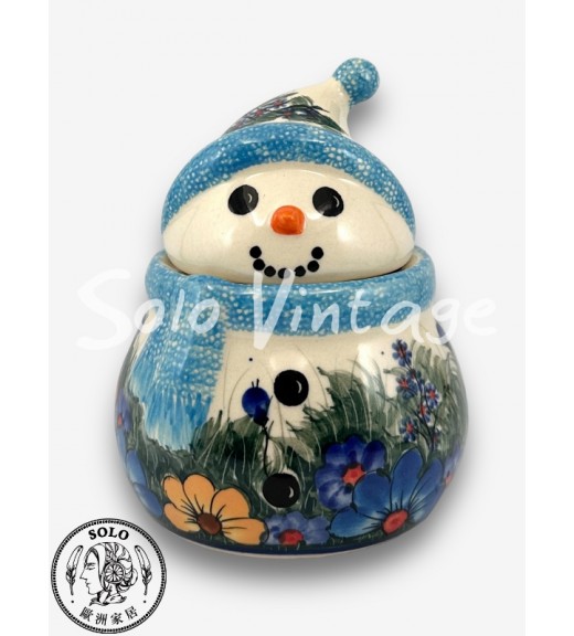 雪人收納罐 (小) 15cm