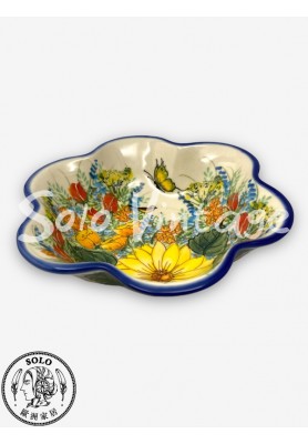 花型深盤 19x18cm