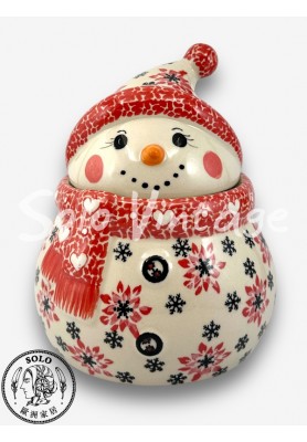 雪人收納罐 (大) 19cm