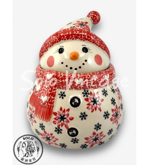 雪人收納罐 (大) 19cm