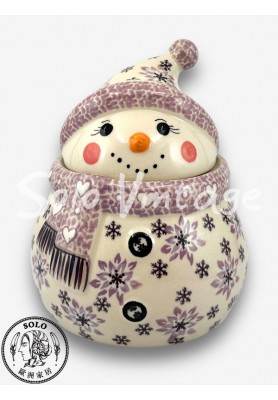 雪人收納罐 (大) 19cm