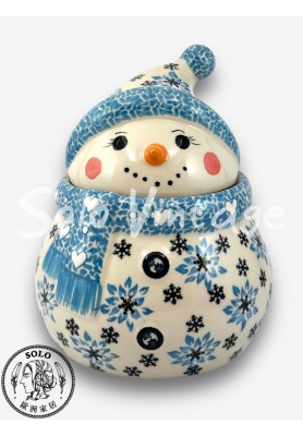 雪人收納罐 (大) 19cm
