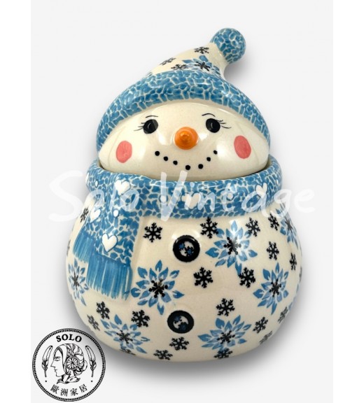 雪人收納罐 (大) 19cm
