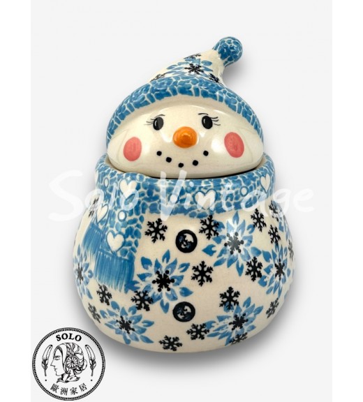 雪人收納罐 (小) 15cm