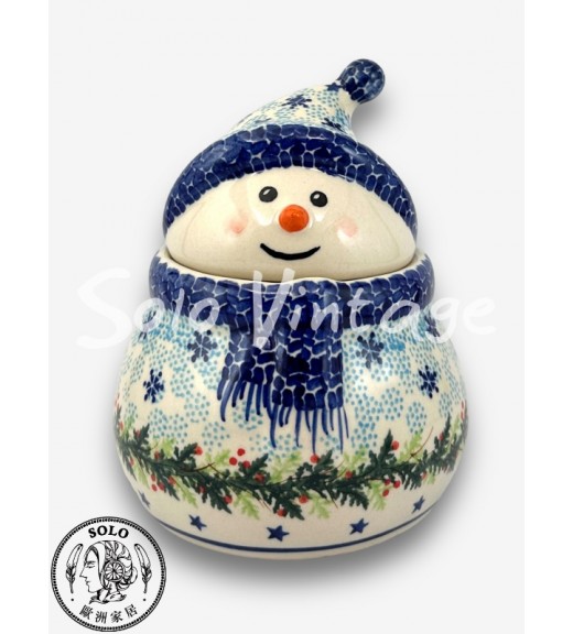 雪人收納罐 (小) 15cm