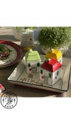糖罐 歐式小屋系列 紅色 7X11