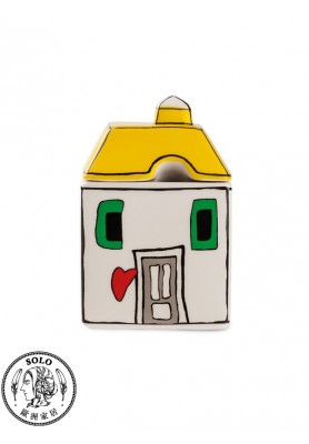 糖罐 歐式小屋系列 黃色 7X11