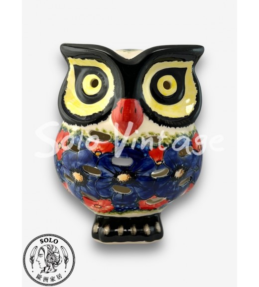 貓頭鷹燭台燈 20cm