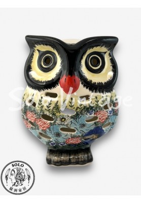 貓頭鷹燭台燈 20cm