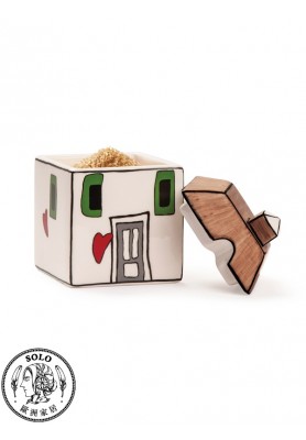 糖罐 歐式小屋系列7X7X11