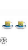 咖啡杯6件組 歐式小屋系列  100ml