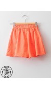 COTTON WOVEN SHORTS - CORAL