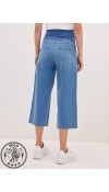 COTTON WOVEN TROUSERS  - MID RODEO